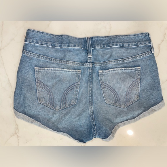 Hollister mid rise boyfriend Jean shorts-size 9 - Picture 6 of 11